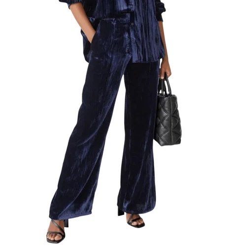 & Other stories high waist velvet trouser pants size 4