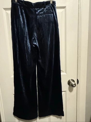 & Other stories high waist velvet trouser pants size 4 - photo 4