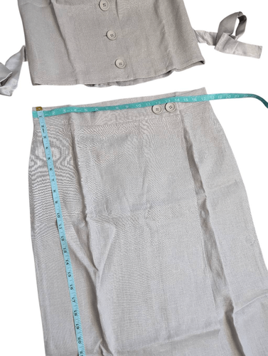 Sleeper Lili linen maxi skirt grey size XL - photo 3