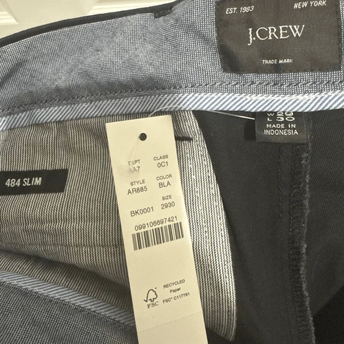 J crew men’s slim fit stretch chino pant 29x30 - photo 5