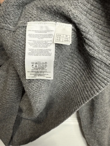 Brooks Brother’s pure cashmere half zip sweater Medium - photo 4
