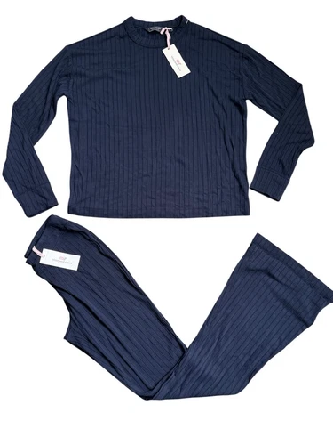 Vineyard Vines ribbed dreamcloth flare leg navy pants XXS - photo 5