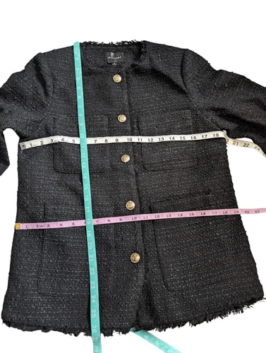 Line & Dot Melody Jacket tweed black Medium - photo 2