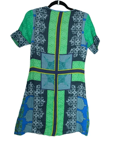 Hemant & Nandita sequined print shift dress XS - photo 2