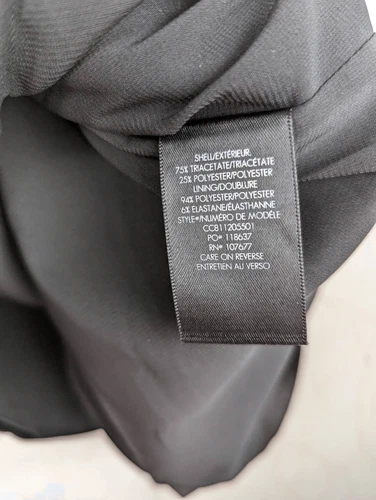 Alice + Olivia Coley A-line black dress size 4 NEW - photo 5