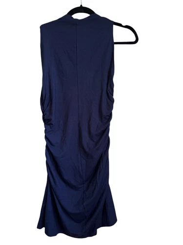 Reformation Jana knit dress navy Large - photo 2
