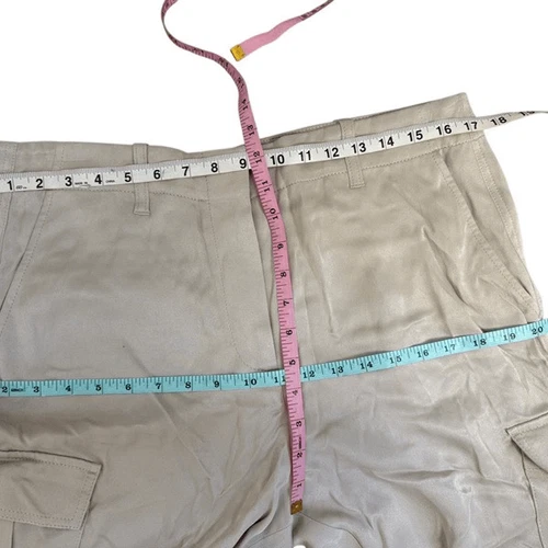 REISS Becca tapered combat trousers in stone size 10 - photo 3
