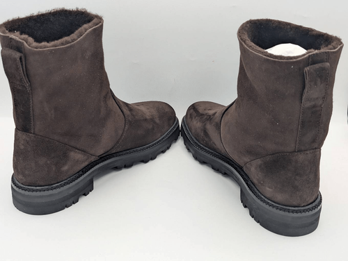 Manolo Blahnik Tomosa dark brown suede boots EU 39 - photo 5
