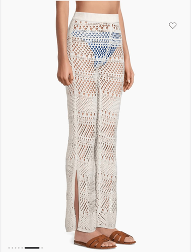 Solid & Striped the Logan crochet cover up pants Small - photo 2