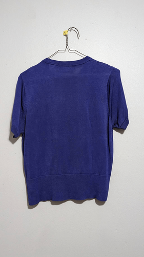 Lord & Taylor 100% Silk knit Crew neck top Large - photo 2
