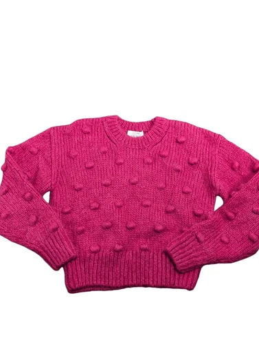 & Other Stories alpaca wool knit bobble fuschia sweater XS