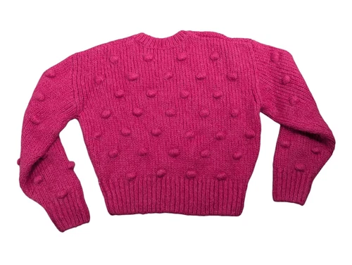 & Other Stories alpaca wool knit bobble fuschia sweater XS - photo 3