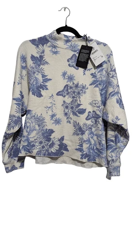 Chaser Cropped mock neck t-shirt Medium NEW - photo 5