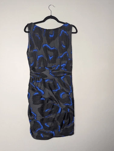Halston Heritage abstract print mini dress size 12 - photo 4