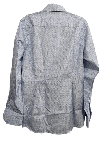 ETON Blue Button Down Print Shirt Size Medium NEW - photo 2