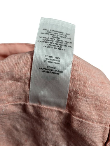 Aritzia Wilfred wander linen crop blouse Medium - photo 4