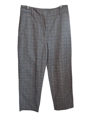 Aritzia Wilfred wool cashmere blend plaid trouser pants 6