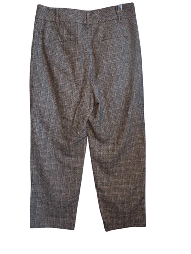 Aritzia Wilfred wool cashmere blend plaid trouser pants 6 - photo 2