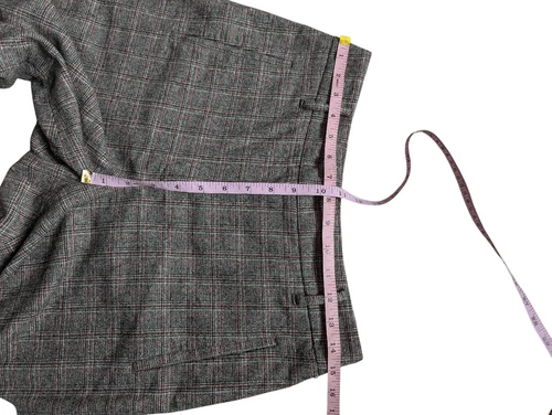 Aritzia Wilfred wool cashmere blend plaid trouser pants 6 - photo 3