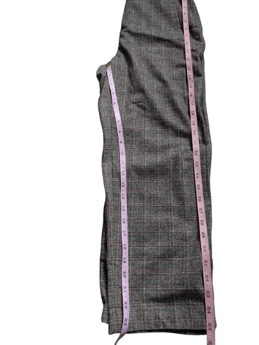 Aritzia Wilfred wool cashmere blend plaid trouser pants 6 - photo 4