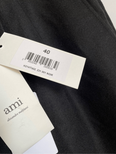 AMI PARIS Men's Turn-up Hem Wool Trousers Size 40/M - photo 3