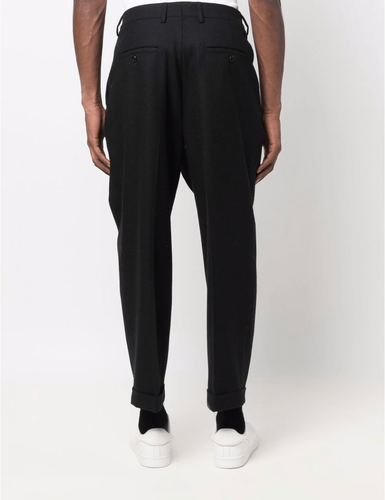 AMI PARIS Men's Turn-up Hem Wool Trousers Size 40/M - photo 5