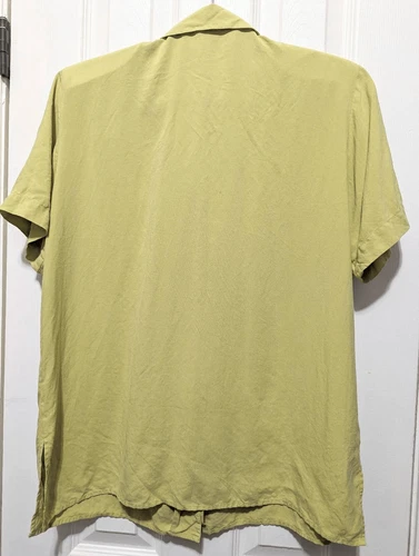 CLIO button up blouse silk Medium - photo 2