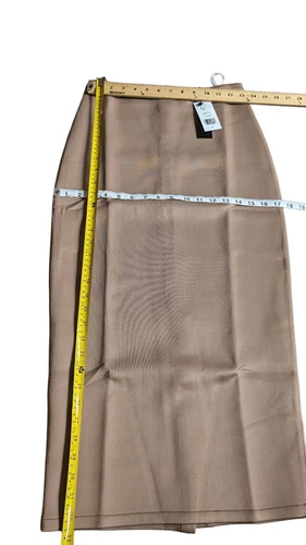 Gracia taupe midi pencil skirt size Small - photo 3