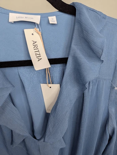 Aritzia Little Moon lido dress in blueprint Medium - photo 4