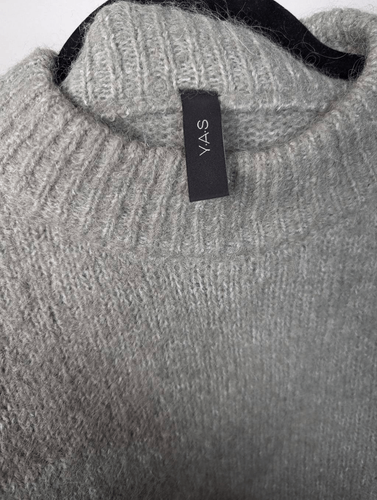 Y.A.S crew neck alpaca blend sweater Medium - photo 3