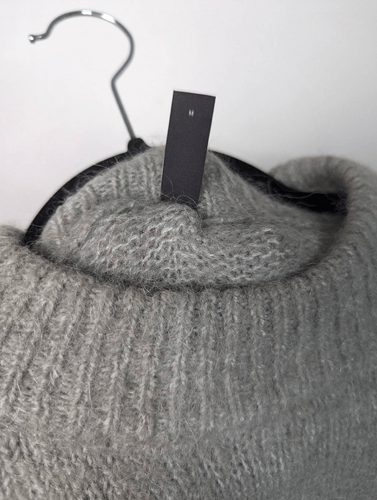 Y.A.S crew neck alpaca blend sweater Medium - photo 4