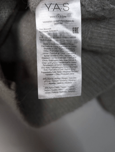 Y.A.S crew neck alpaca blend sweater Medium - photo 5