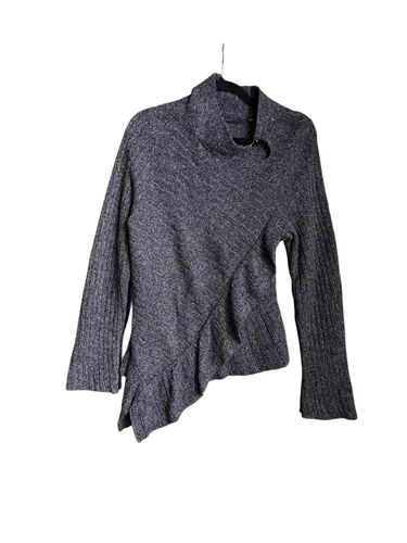 Knitted & knotted by Anthropologie asymmetric sweater Medium