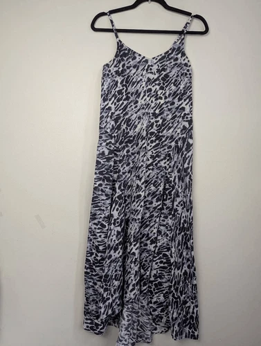 AllSaints Essie ambient dress leopard print pale Small - photo 3