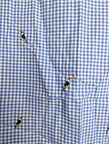 Talbot's gingham tucan print skirt size 2 - photo 4