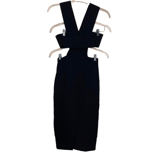 Cushnie Et Ochs Sleeveless Cutout Midi Dress Black size 0 - photo 5