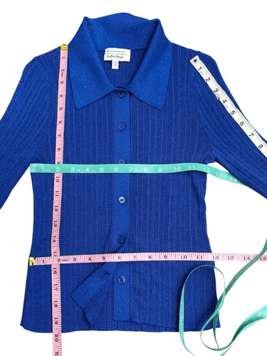 & Other Stories lurex slim knit blouse Small - photo 4