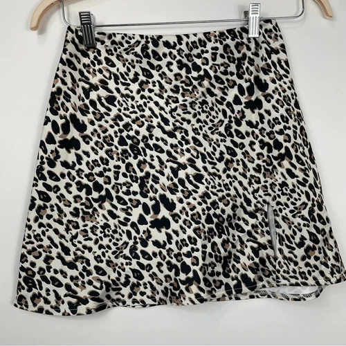 Princess Polly yates satin leopard mini skirt 4 - photo 2