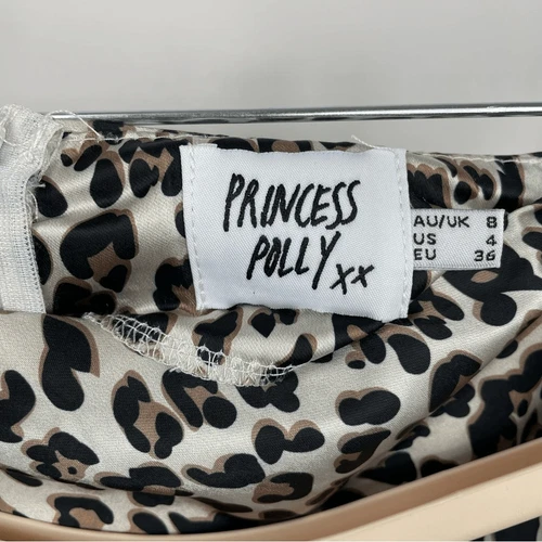 Princess Polly yates satin leopard mini skirt 4 - photo 3