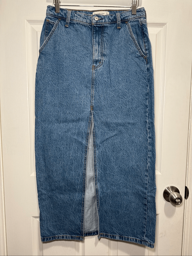 Abercrombie & Fitch denim midi skirt size 27/4
