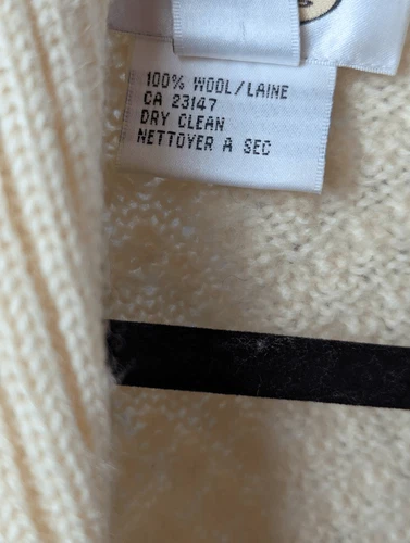 Talbot's Wool toggle knit cardigan sweater Small - photo 4