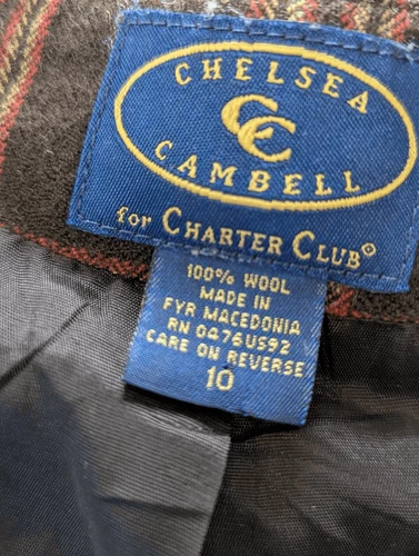 Charter Club x Chelsea Campbell wool waistcoat size 10 - photo 4