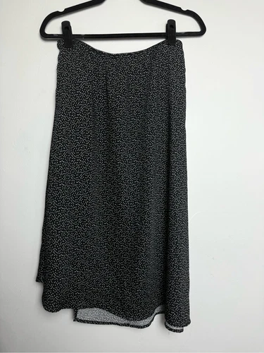 Laundry by Shelli segal dot d-ring asymmetrical midi skirt Small - photo 3