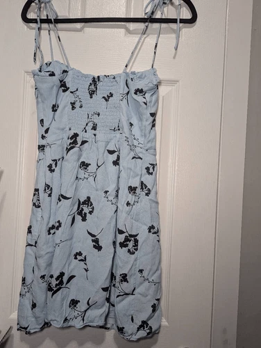 Aritzia wilfred light blue dress 6 - photo 3