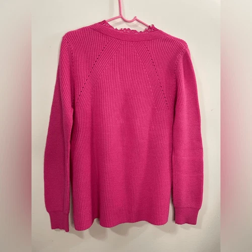 SAYLOR Margaux button down pink cardigan Small - photo 4
