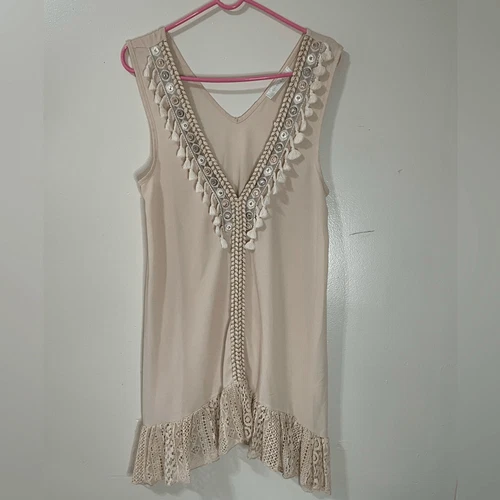 Laurie & Joe Tassle mini viscose Dress