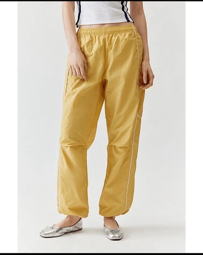 Urban Outfitters BDG Jess Nylon track pant yellow 3XL