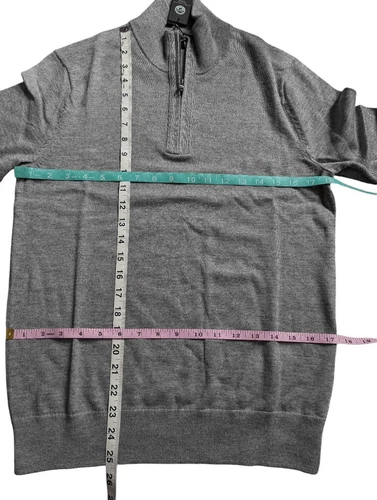 Banana Republic Italian Merino wool quarter zip Small - photo 2