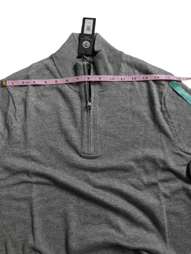 Banana Republic Italian Merino wool quarter zip Small - photo 3