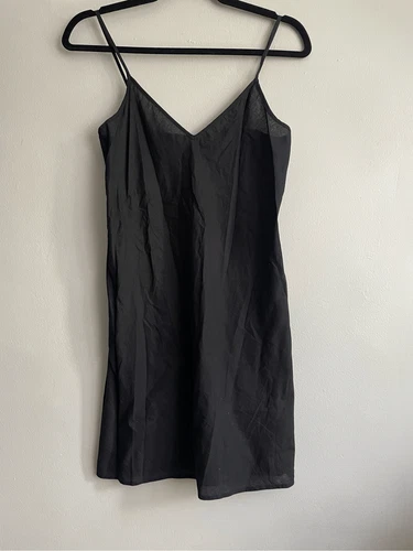 Theory black slip-on dress size 0